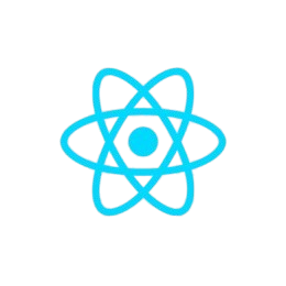 Logotipo de React, librería de JavaScript